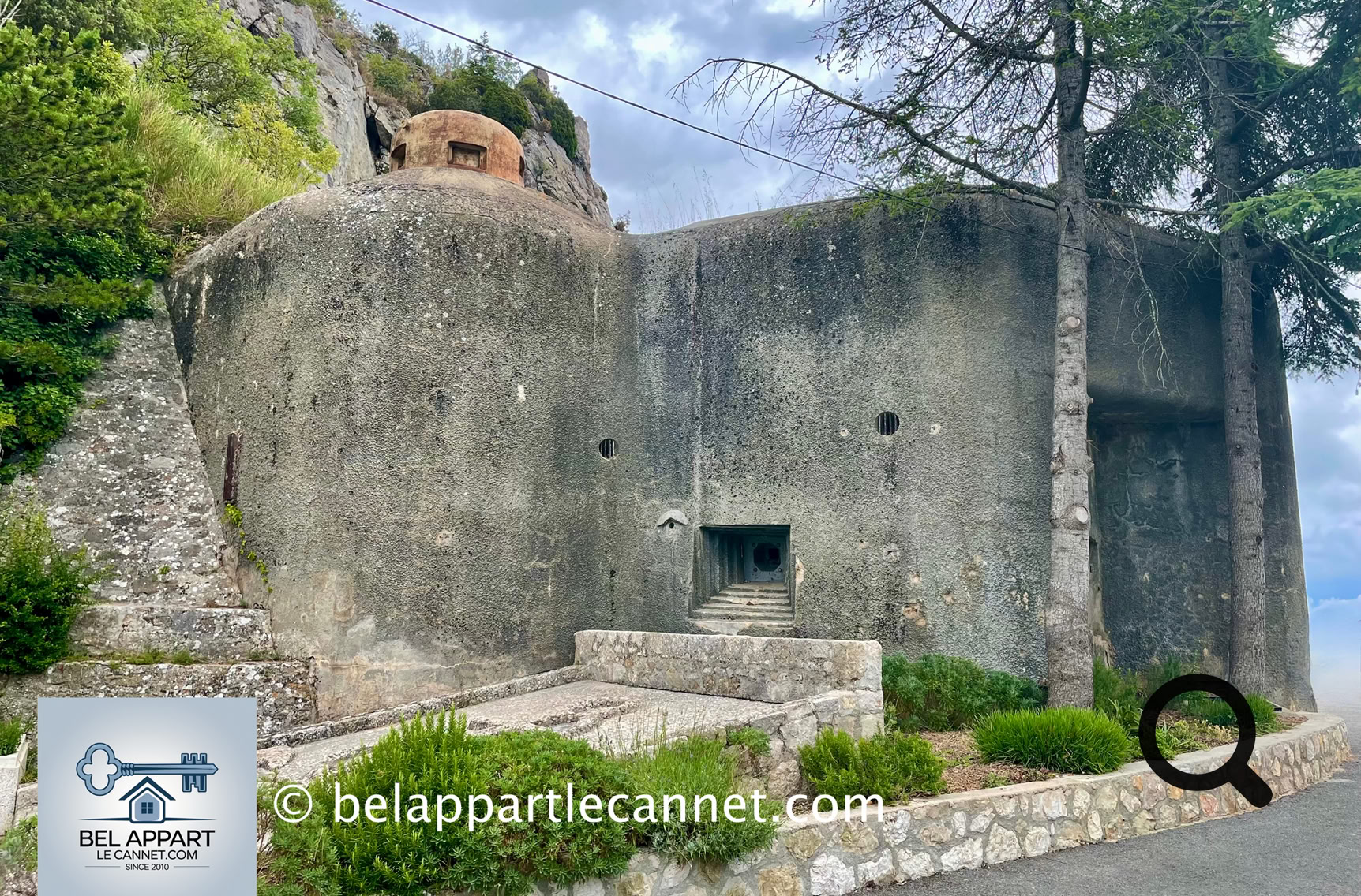 At the foot of the fortress lies the Sainte-Agnès Maginot Line Fort, also known as Ouvrage Sainte-Agnès. It is a military fortification built in the 1930s as part of the Maginot Line, the vast French defensive system designed to protect the country’s borders before World War II.