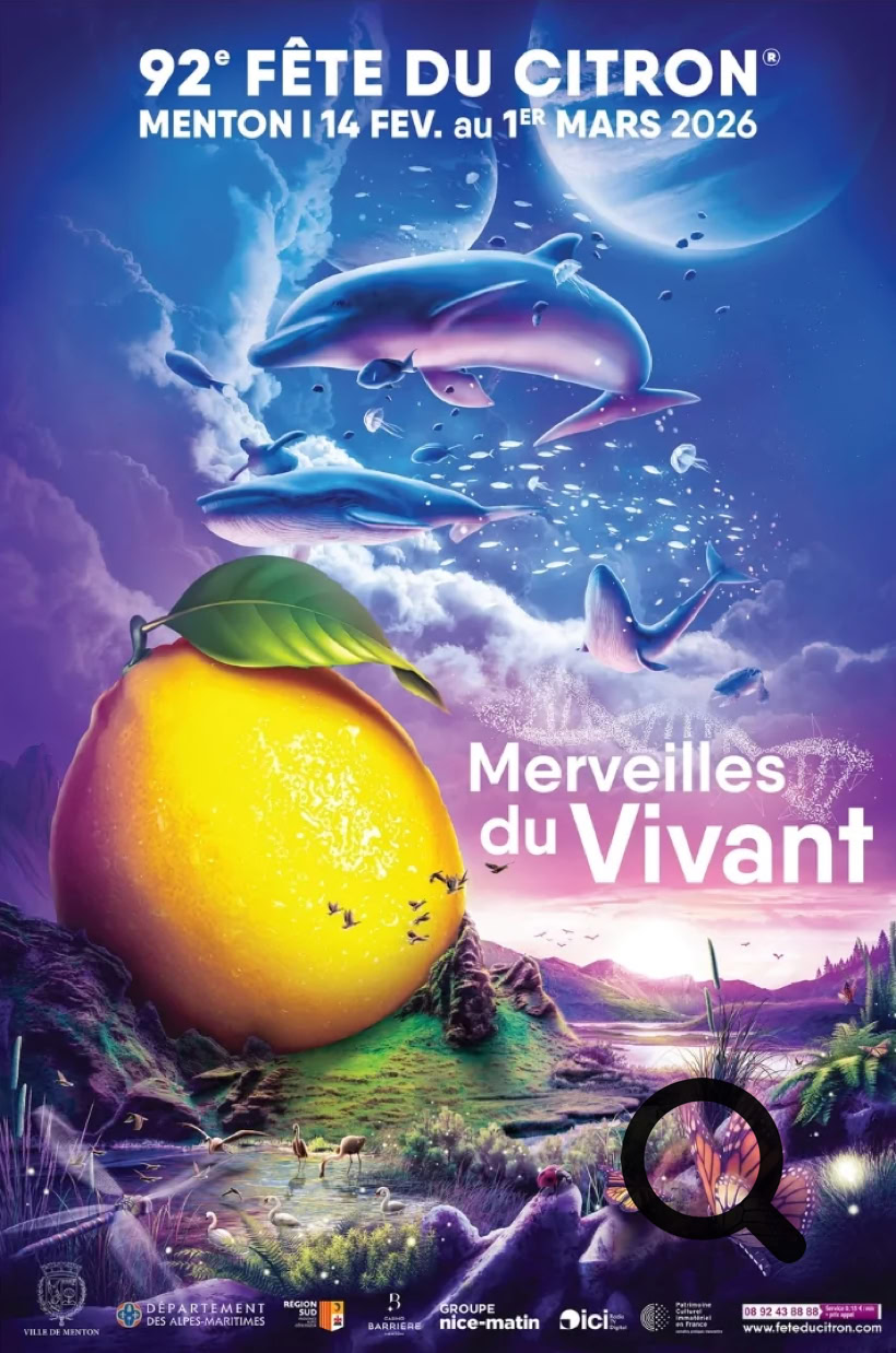 Affiche de la Fête du Citron de Menton 2026
