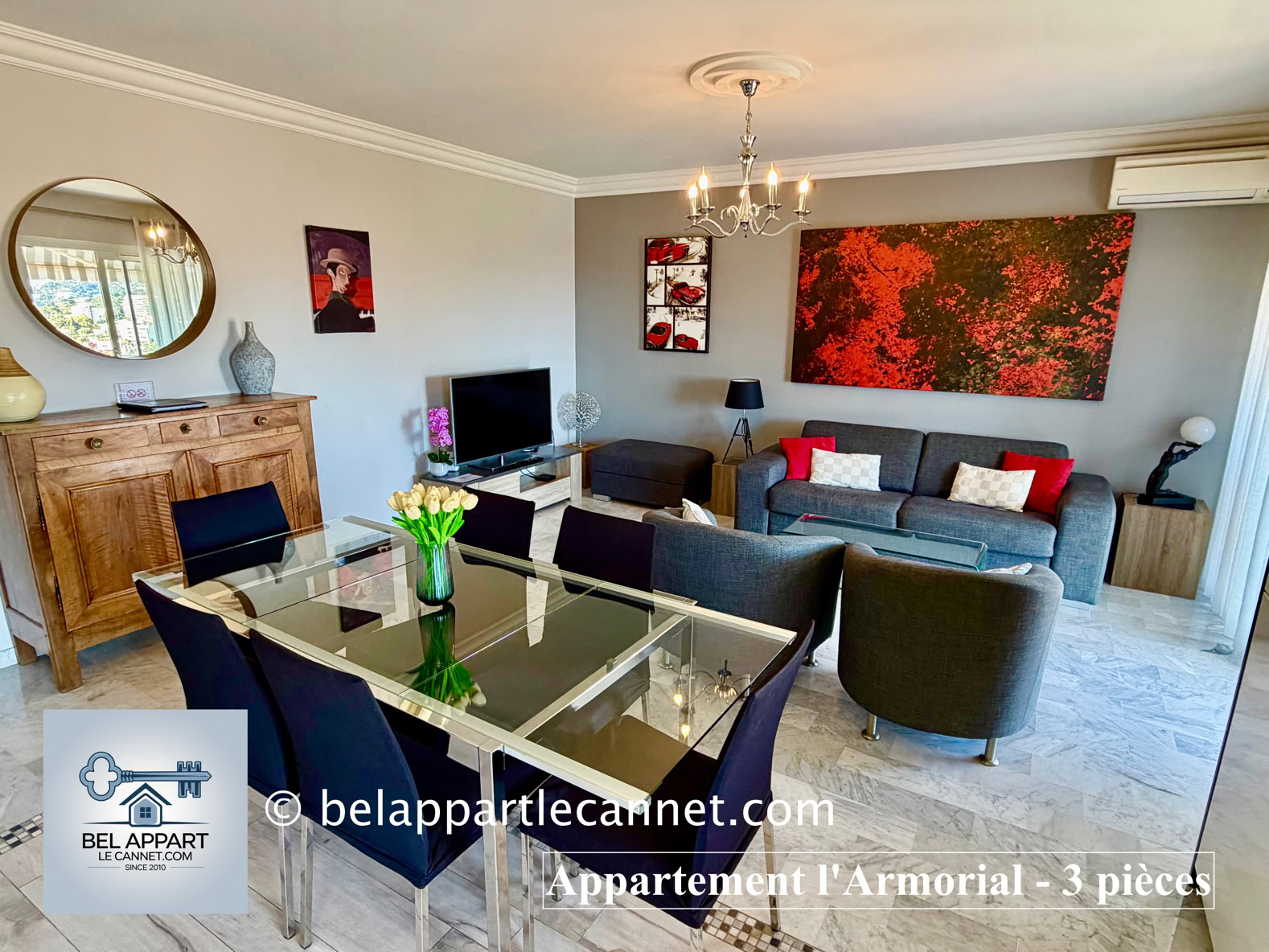 Nous vous proposons deux appartements en plein centre du Cannet Venez les découvrir !