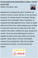 Bel appart Le Cannet Airbnb