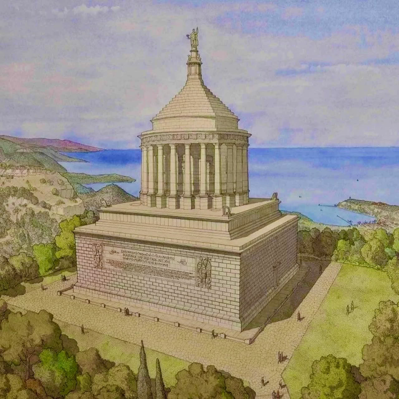 Impossible de parler de La Turbie sans évoquer son monument le plus célèbre : le Trophée d'Auguste, également appelé Trophée des Alpes.