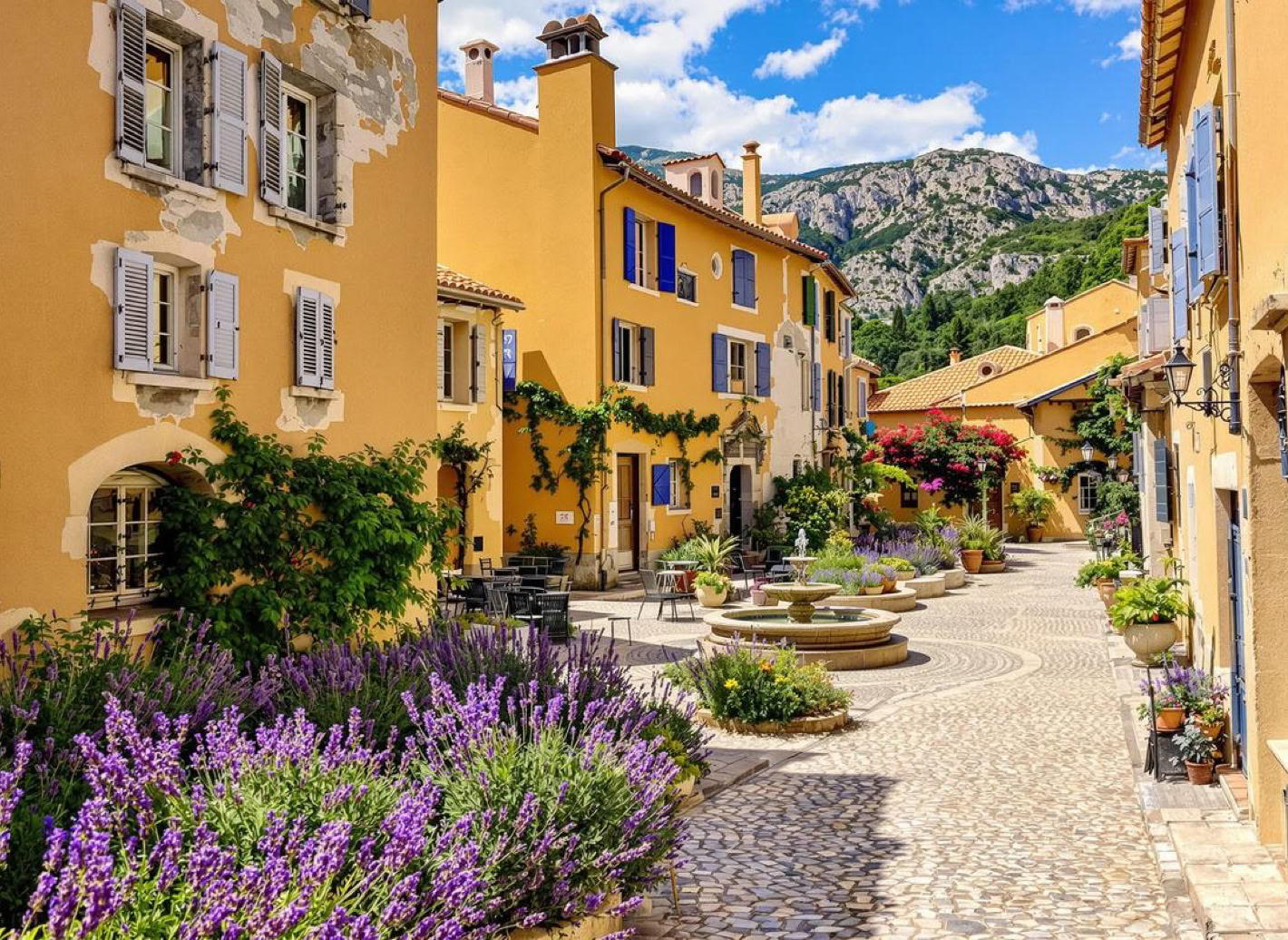 Perché au cœur des Alpes-de-Haute-Provence, Moustiers-Sainte-Marie est souvent considéré comme l’un des plus beaux villages de France. Niché entre deux falaises et traversé par un petit torrent, ce village médiéval offre un décor de carte postale.