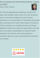 Bel appart Le Cannet Airbnb