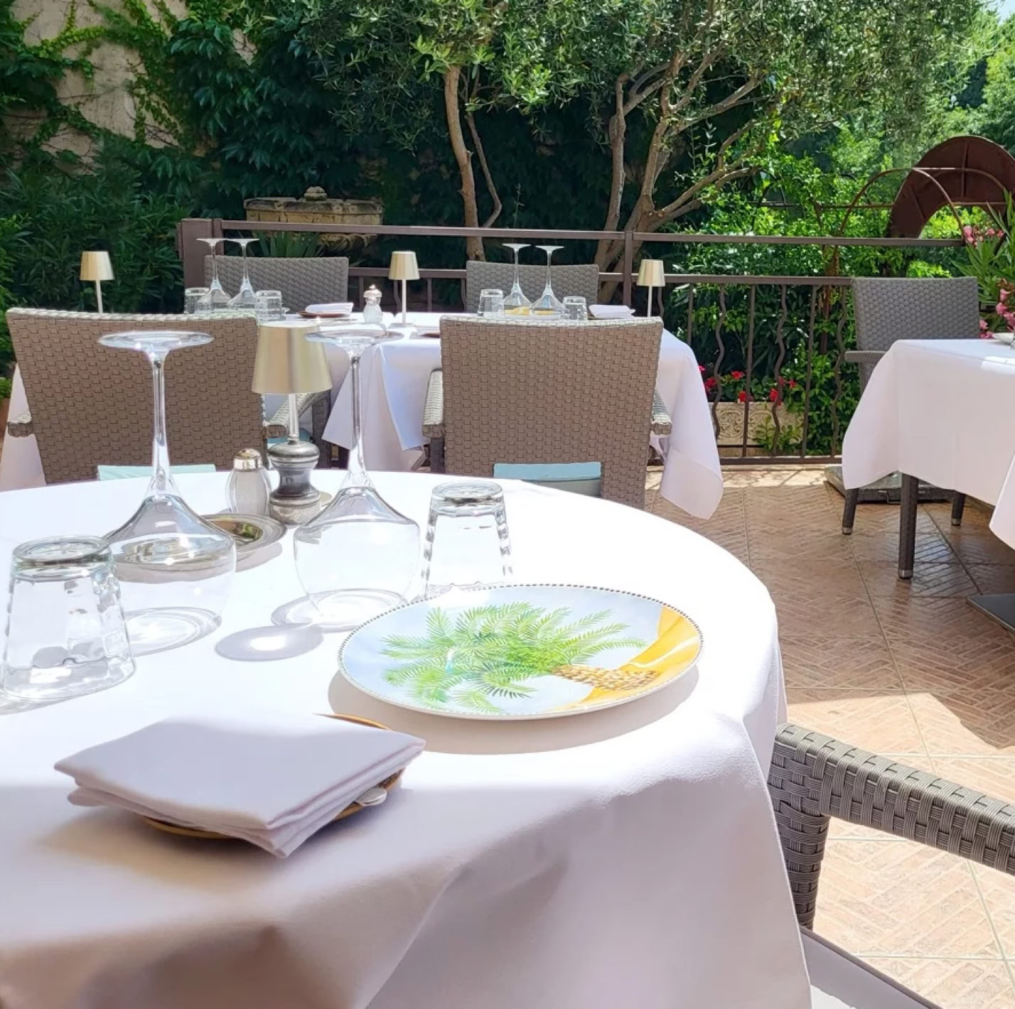 Cette bastide du XVIIe siècle, dont la terrasse donne sur l'arrière-pays et une majestueuse oliveraie, est la propriété du chef Jacques Chibois. Il vous propose une expérience gastronomique haut de gamme dans un cadre provençal d’exception.  La cuisine est souvent saluée pour sa finesse, portée par les trésors du terroir niçois. C’est un lieu d’exception très apprécié des amateurs de gastronomie.