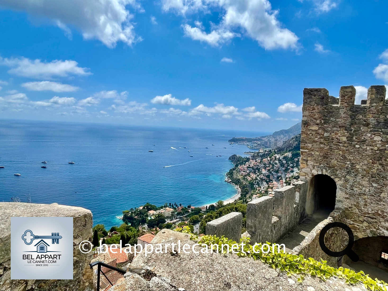 Roquebrune-Cap-Martin is a gem of the French Riviera, set between the sea and the mountains. This hilltop village overlooks the Mediterranean and offers breathtaking panoramic views. Its medieval heart, still perfectly preserved, is a maze of cobbled alleyways and stone arches.